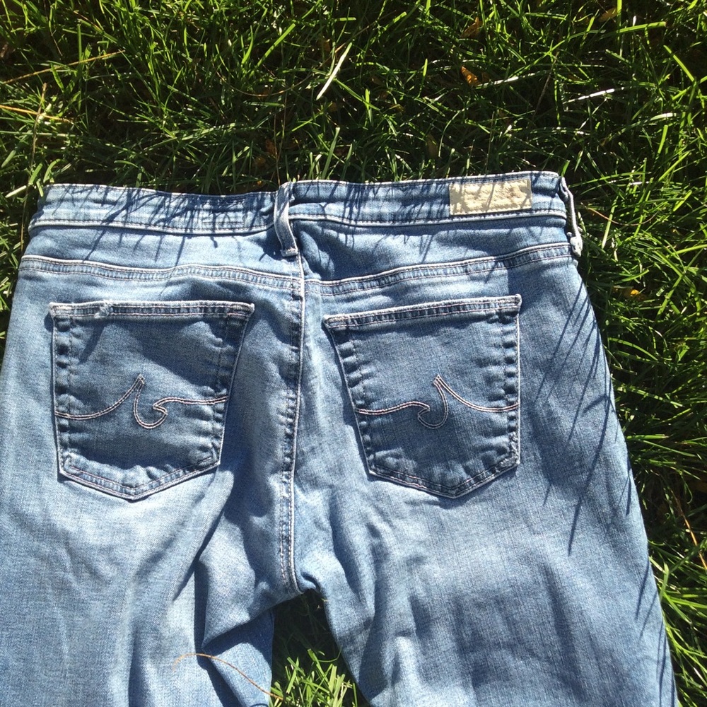 AG Super Skinny Leggings Ripped Jeans - Picture 7 of 8
